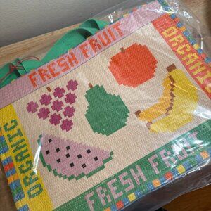 ban.do Rattan Fruit Bag, Brand NWT $45 Value
